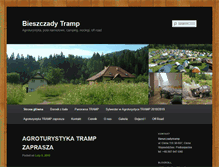 Tablet Screenshot of bieszczadytramp.pl